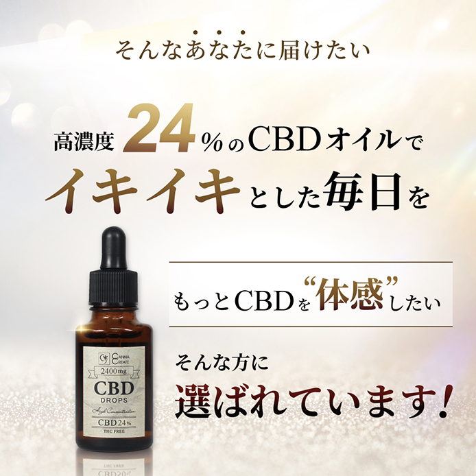 CANNACREATE CBD オイル 濃度 24% 10g CBD2400mg 高品質 安心