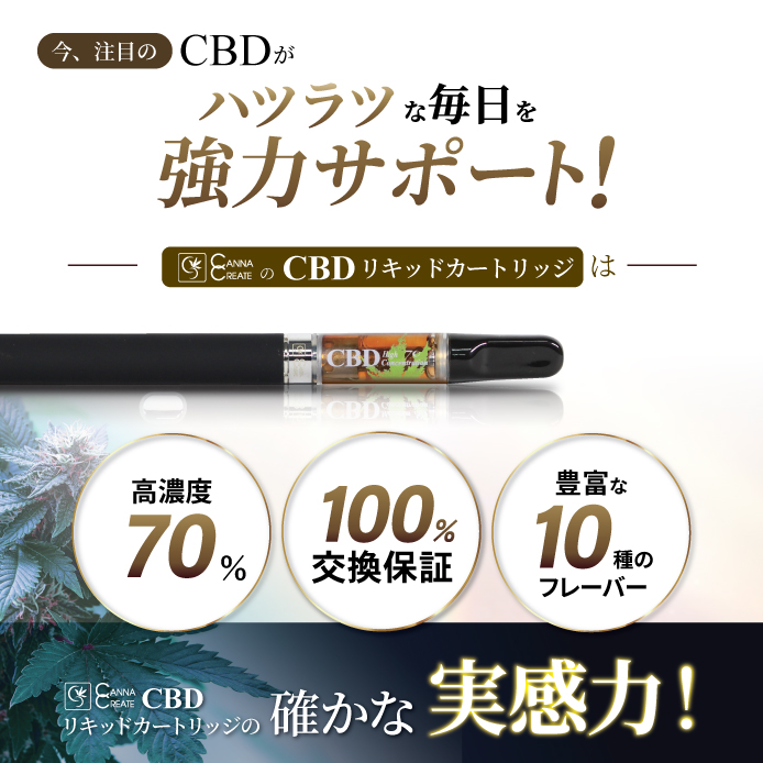 CANNACREATE CBDリキッド 70% スターターセット 1ml CANNACREATE 高