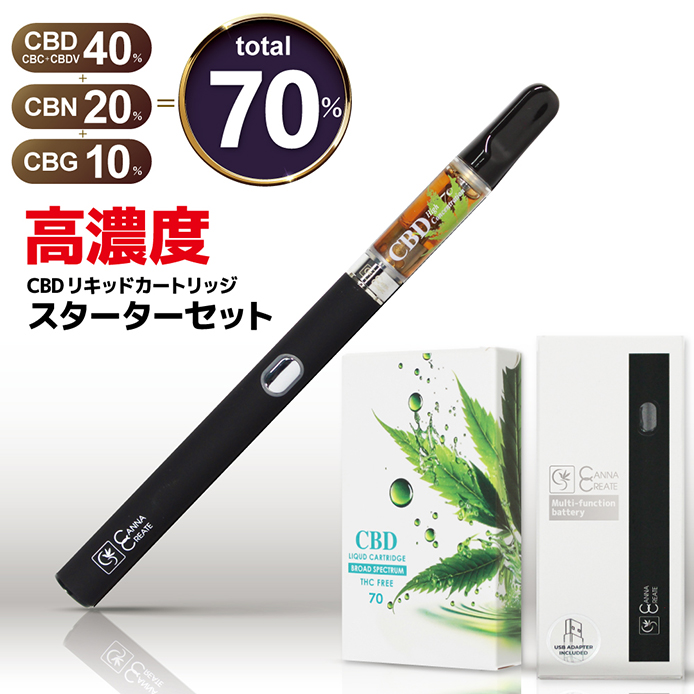 CBDリキッド 70% スターター セット 1ml CANNACREATE 高濃度CBD リキッド ブロードスペクトラム TRD-VP :  cbd-70-quidcartridgedeviceset : STAR ONLINE Yahoo!店 - 通販 - Yahoo!ショッピング