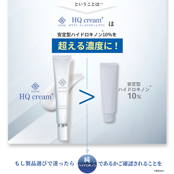 SYILUM リニューアル 純ハイドロキノン 4％ ホワイトフェイスクリーム