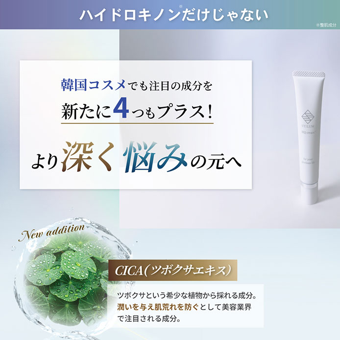 SYILUM リニューアル 純ハイドロキノン 4％ ホワイトフェイスクリーム