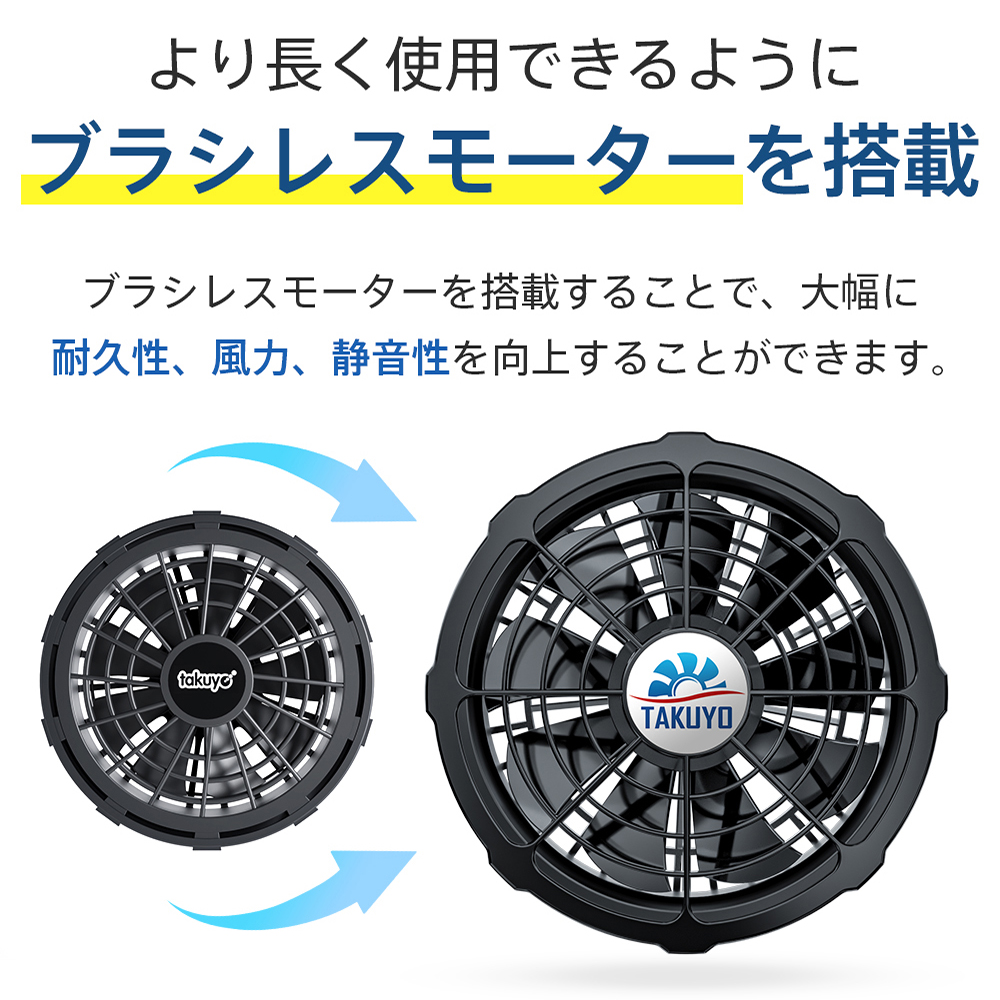 電動ファン付きウエア 冷却服 フルセット UVカット 通気性 最大28時間稼動可能 大風量 作業服 作業着 扇風服 ワークウェア35800mAh/20000mAh  工事現場 通勤 | ブランド登録なし | 04