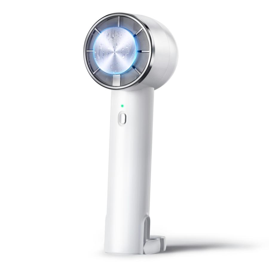 「-26℃瞬間冷却」ハンディファン 冷却プレート付  Max10時間連続  扇風機 小型  ハンディ扇風機 手持ち扇風機 卓上 3段階風量調節 充電式 静音 軽量 | ブランド登録なし | 01