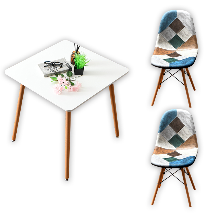 2/21＆2/22 20%OFF】イームズ ダイニングテーブルセット 2人掛け 3点