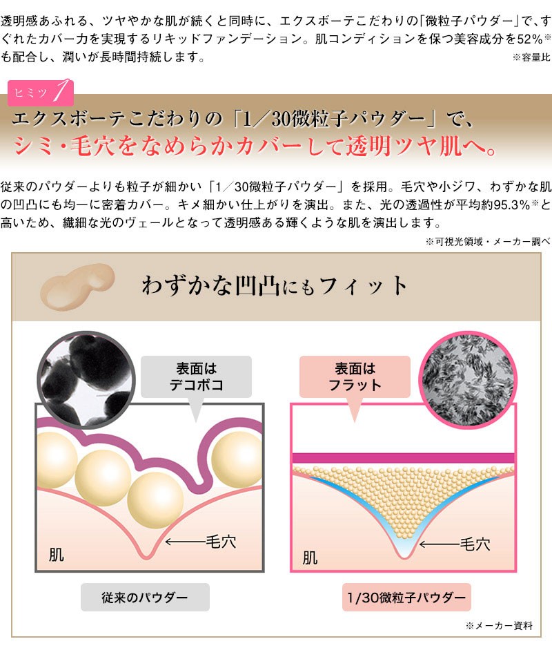 エクスボーテ ビジョンファンデーション リキッド モイストタイプ 15g