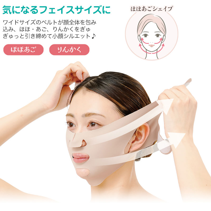 昭和美人もばっちり！ぎゅぎゅっと小顔マスク 小顔グッズ フェイス