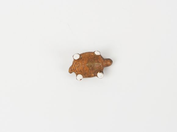万古焼 添景 イラボ 1.5号 亀 3個セット  幅4.6cm×奥行2.8cm×高さ1.6cm