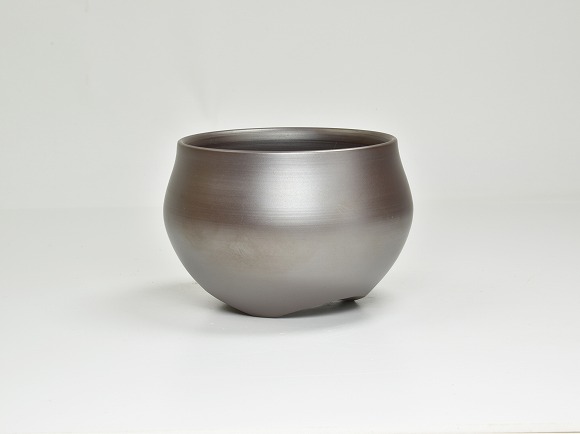 潮 3.5号 紫泥 幅10.5cm×高7.5