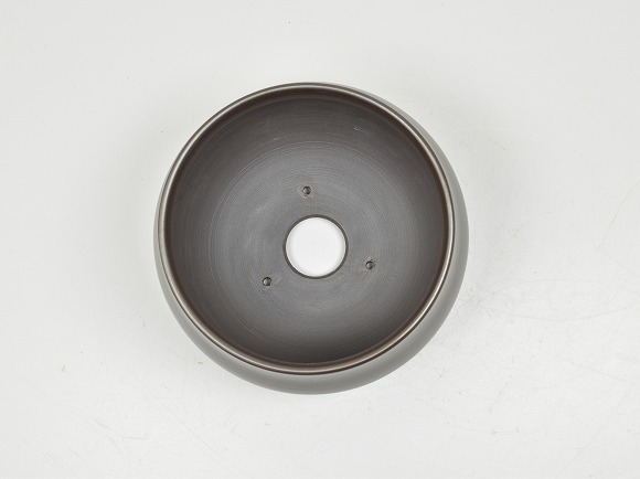 潮 3.5号 紫泥 幅10.5cm×高7.5