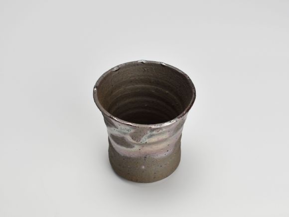 鉄釉そり釉 2.5号　幅8.5cm×高さ8cm