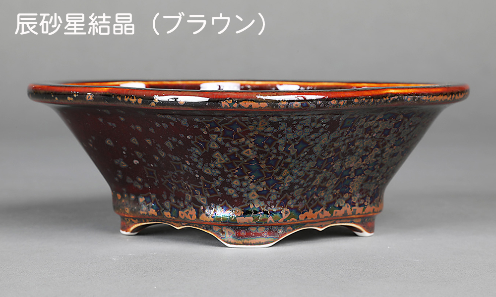 盆栽鉢 京焼 清水焼 平安泉山木瓜式鉢5号 小品盆栽 ミニ盆栽 鉢 陶あん
