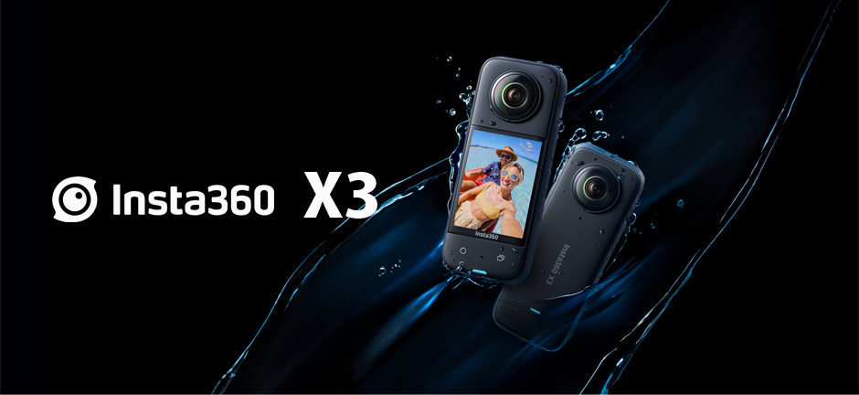 国内正規取扱品】insta360 X3 ポケットサイズ360度カメラ : 520-00158 