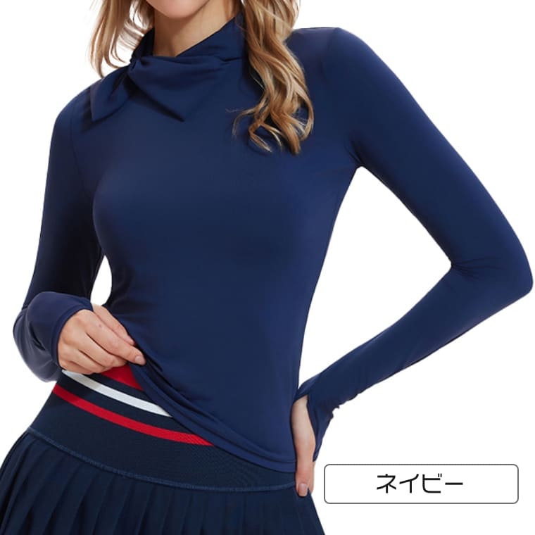 [即購入大歓迎]リボン付きゴルフシャツ スカートセットアップMサイズゴルフウェア 即購入大歓迎]リボン付きゴルフシャツ スカートセットアップMサイズ