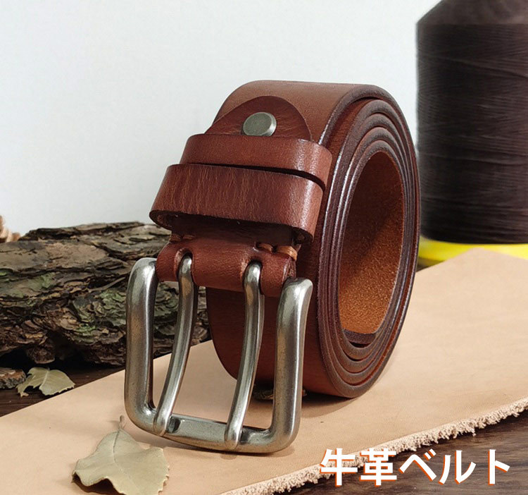 ベルト メンズ ロックベルト belt 本革 カジュアル 個性的 おしゃれ ヴィンテージ風 バックル レザーベルト 牛革 紳士 ロング 調整可 ギフト  プレゼントcp0040 : cp0040 : BOOBOO COLLECTION - 通販 - Yahoo!ショッピング