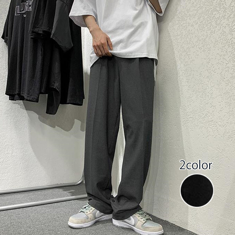 サルエルパンツ メンズ シンプル おしゃれ モード ゆったり 大きめ