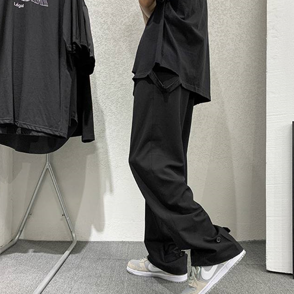 サルエルパンツ メンズ シンプル おしゃれ モード ゆったり 大きめ