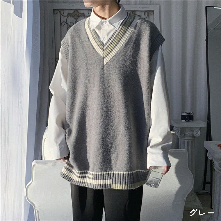 ニットベスト Vネック メンズ レディース カジュアル 春夏 秋冬 オールシーズン 韓国 制服 スクール ビッグシルエット トップス スクールコーデ おしゃれ Dk0048 Booboo Collection 通販 Yahoo ショッピング ニットベスト Vネック メンズ レディース カジュアル 春夏 秋冬 オールシーズン 韓国 制服 スクール ビッグシルエット トップス スクールコーデ おしゃれ Dk0048 Booboo Collection 通販 Yahoo ショッピング