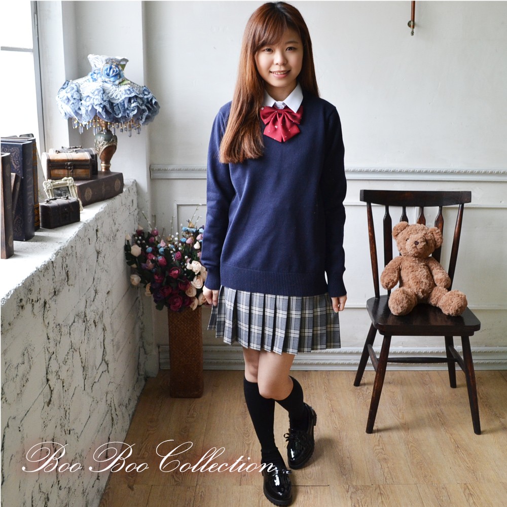 スクールセーター2着セット 送料無料 正統派 学制服 女子高生