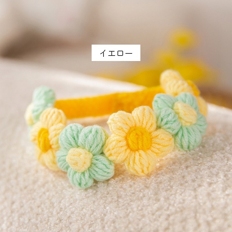 猫首輪 かわいい 花 フラワー ネコ用くびわ 猫 犬 チョーカー