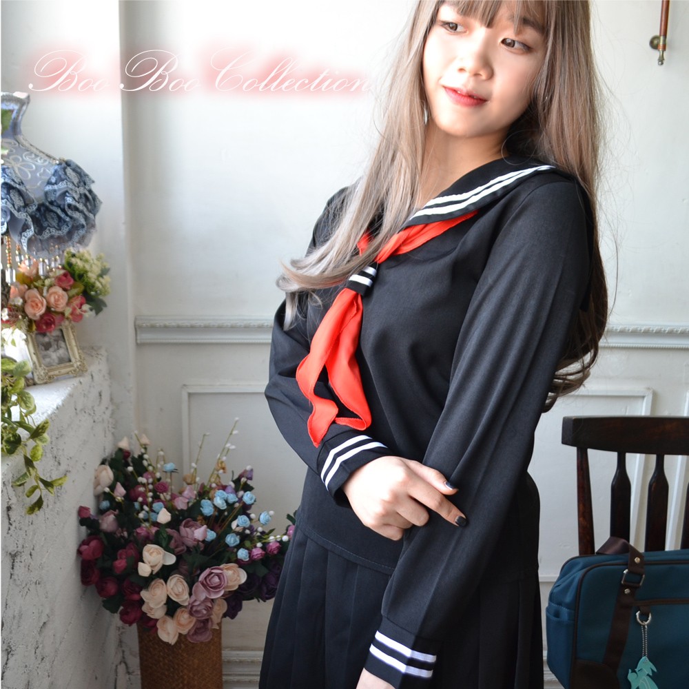 セーラー服 学生服 コスプレ 制服 衣装 仮装 上下セット SR0002