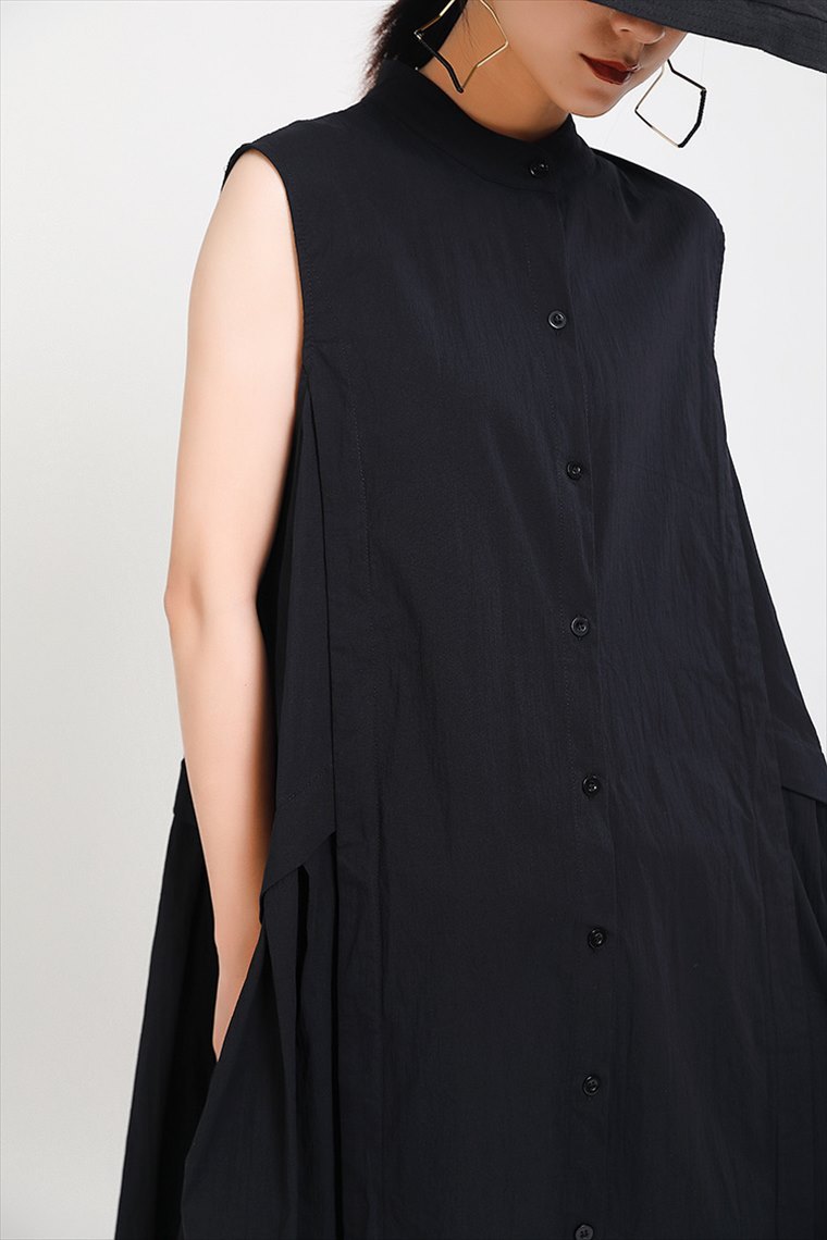 決算処分50%OFF】 綿麻混シャツ ワンピース リネン レディース