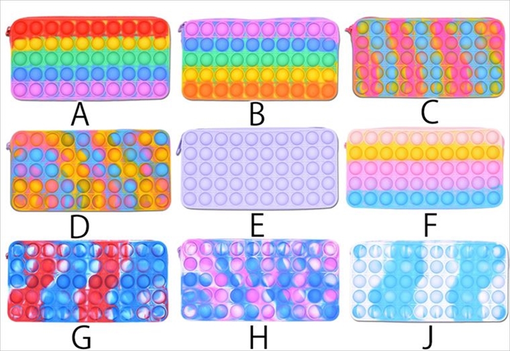 ペンケース 大流行 プッシュポップ ペンケースポッチ バブル