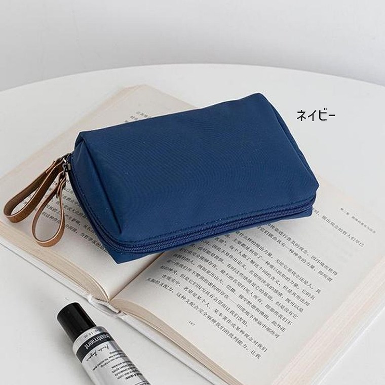 化粧ポーチ メイクポーチ 小物入れ タテ型 ポーチ 自立 立てて収納
