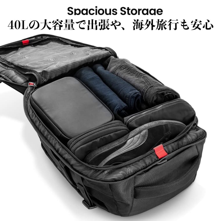新品未使用品　BA Type バックパック リュック　旅行　ビジネス　ブラック bas068_1.jpg
