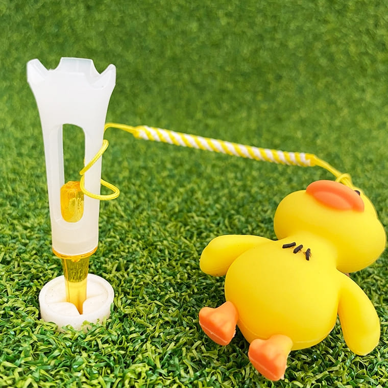 ゴルフ ティーキーパー 3色セット マスコット フィギュア ストラップ
