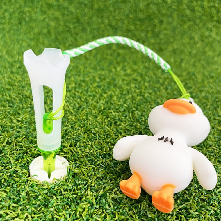 ゴルフ ティーキーパー 3色セット マスコット フィギュア ストラップ