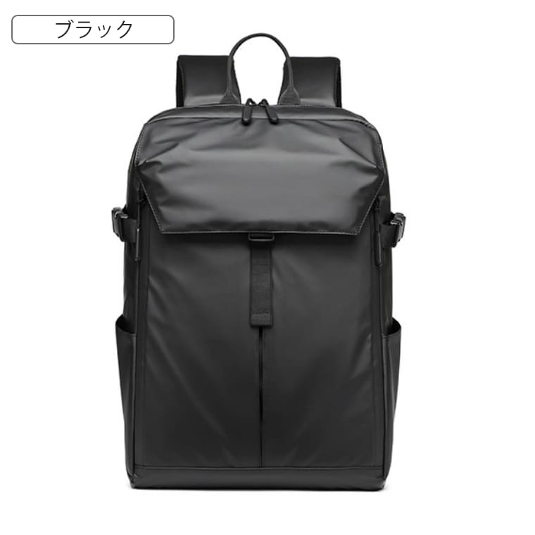 16インチPC対応 ヘルメット収納可 大容量 ビジネスリュック PUレザー