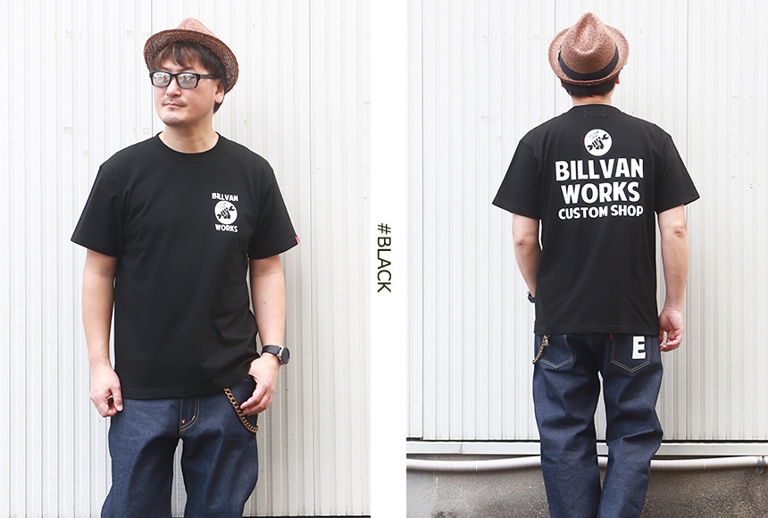 BILLVAN ビルバン バック アメリカンワークス スタンダード バックプリントTシャツ 300305hvt  :gbv-300305hvt:ブギースタイル - 通販 - Yahoo!ショッピング