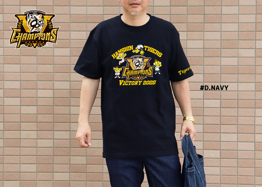 2025阪神タイガース・リーグ優勝記念 マスコットTシャツ【HTV-25002