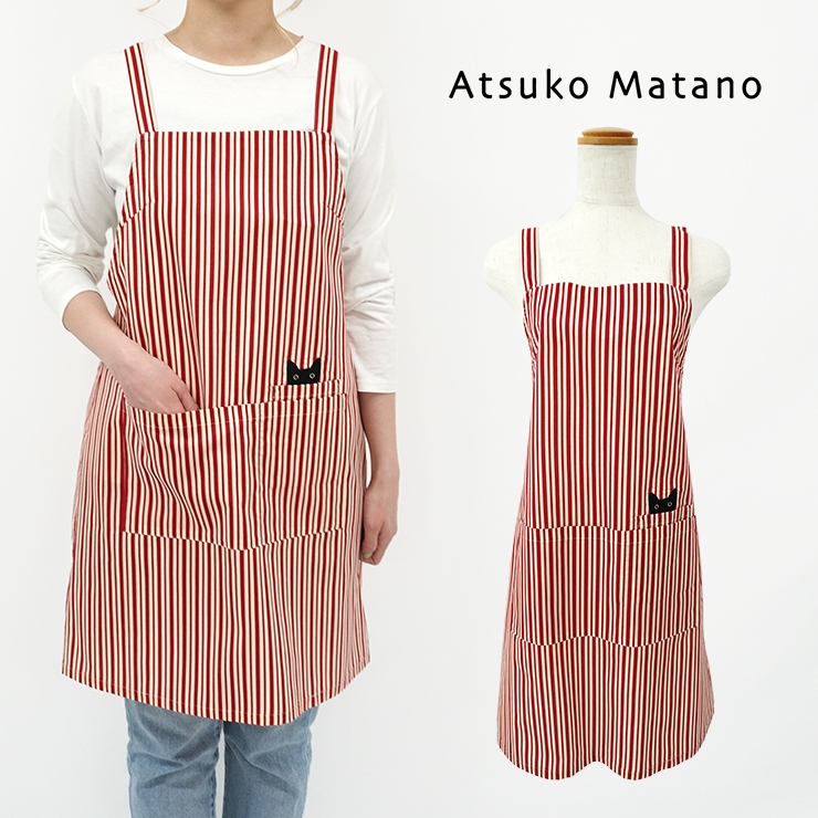 Atsuko Matano マタノアツコ エプロン チュニックエプロン