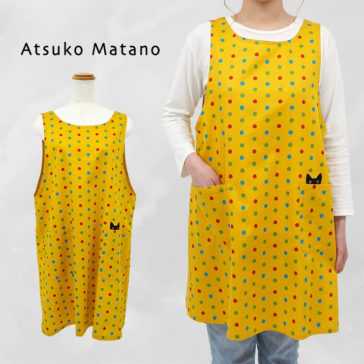 Atsuko Matano マタノアツコ エプロン かぶるだけ チュニック