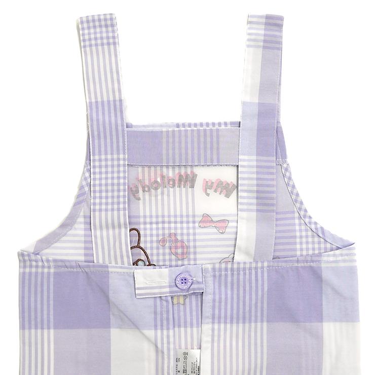 マイメロディ エプロン キッズ ピンク パープル キャラクター 子ども