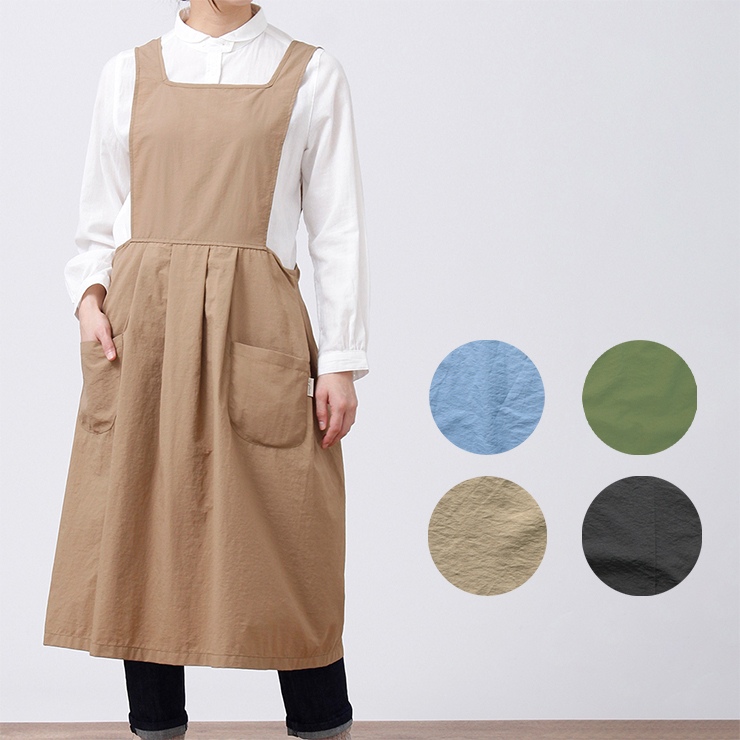 エプロン エプロンドレス おしゃれ ワンピース風エプロン プレゼント