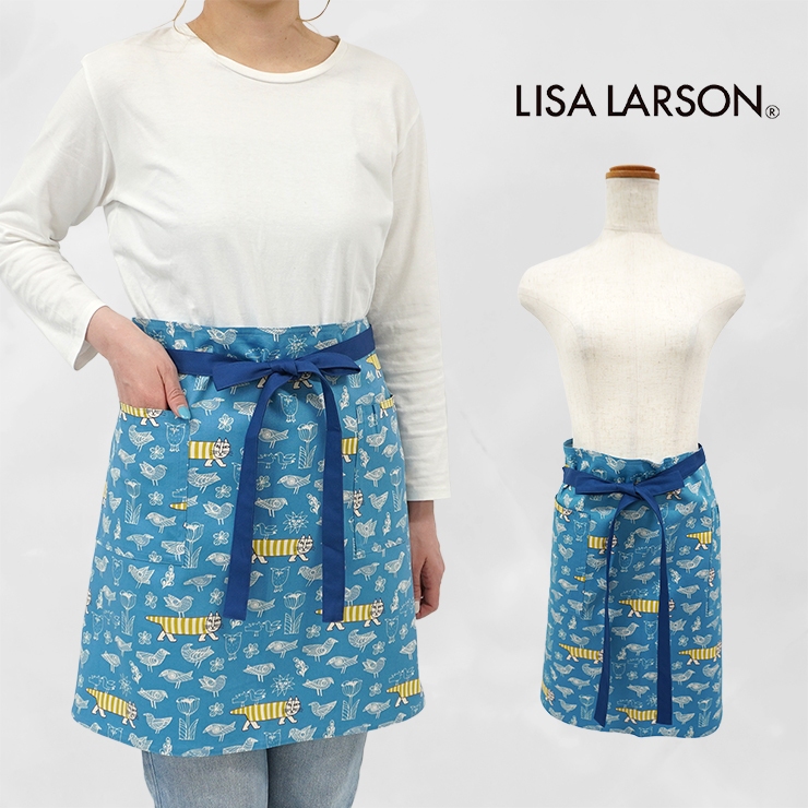 Lisa Larson リサラーソン エプロン ギャルソン 前掛け ブランド
