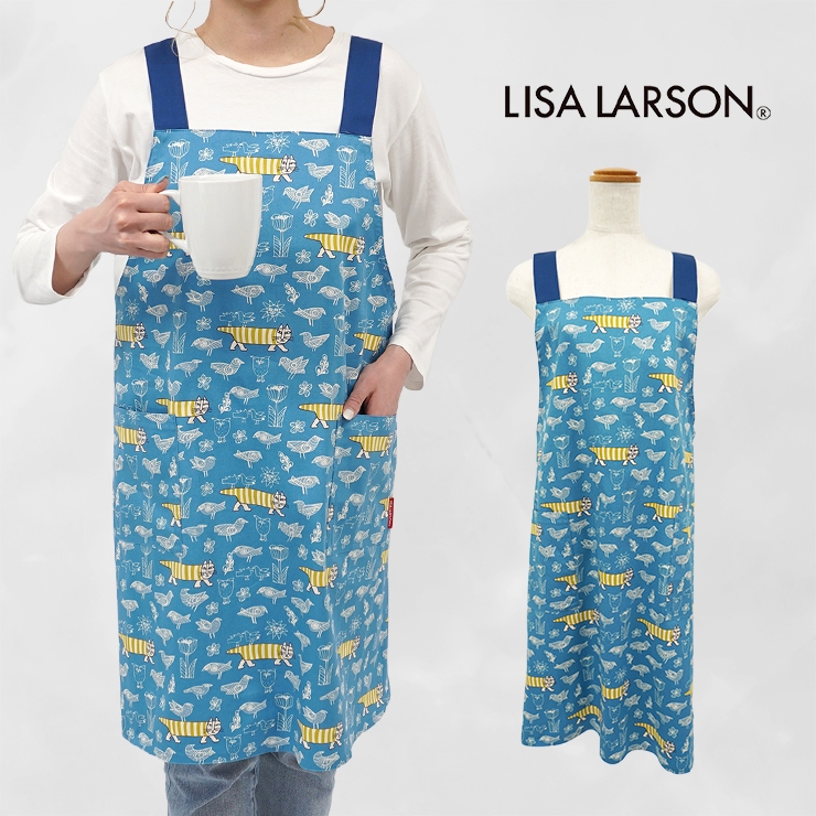 バーバリーブルーレーベルのおしゃれエプロン DRESSSEN DRVBLK10 REVERSIBLE APRON “ハイボールラバー/