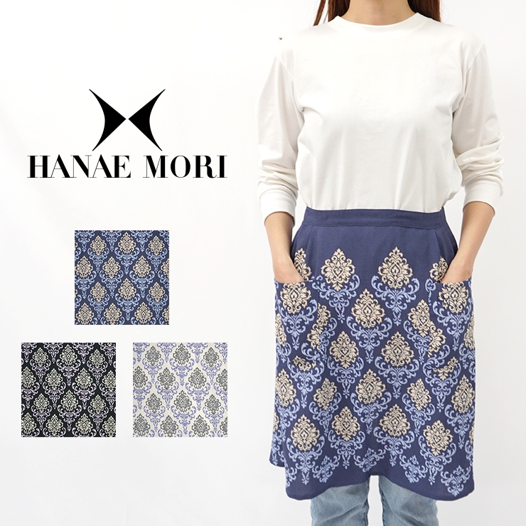 新品　タグ付き　ハナエモリ　七分袖　レースジャケット　HANAE MORI ハナエモリ 森英恵 ／ HANAE MORI ジャケット レース付き デニム
