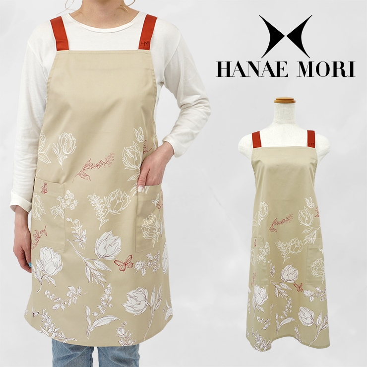 HANAE MORI ハナエモリ エプロン ブランドエプロン 百貨店