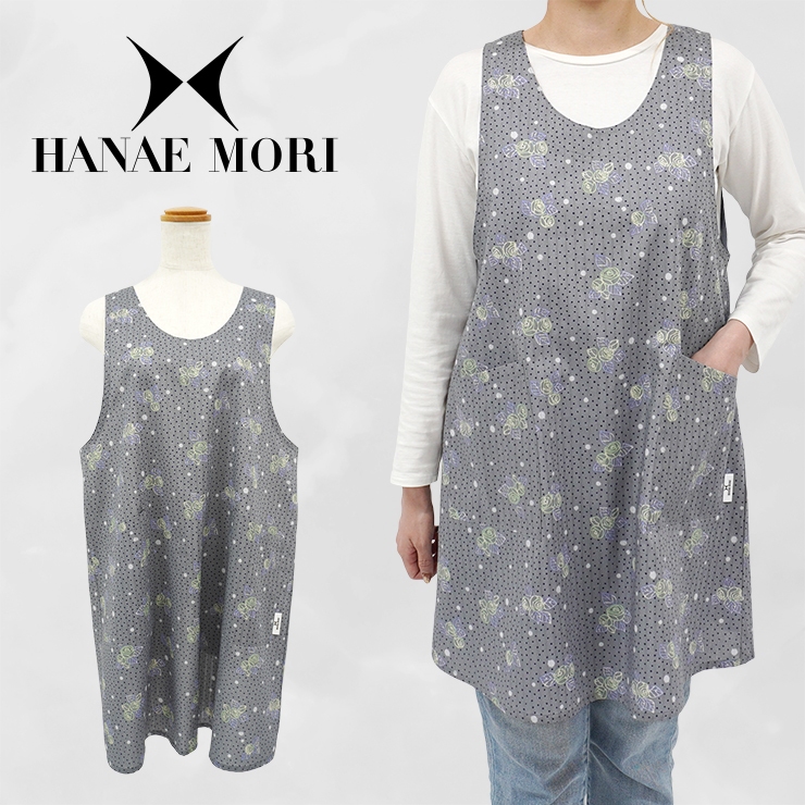 917HANAEMORI☆ハナエモリ☆彡ブルーストライプ☆上品☆清楚☆素敵ワンピース☆