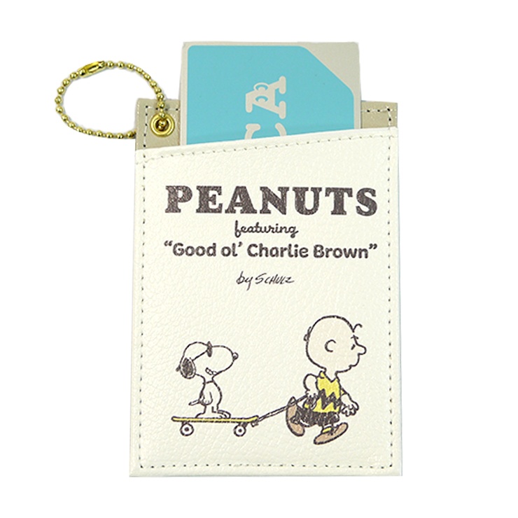 パスケース 定期入れ カードケース PEANUTS スヌーピー ジョー