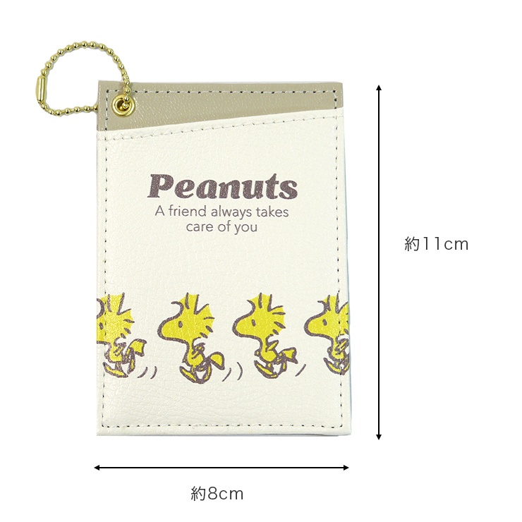 ☆Snoopy☆ 気球に乗ったウッドストック カードケース 楽天市場】パスケース 定期入れ カードケース PEANUTS