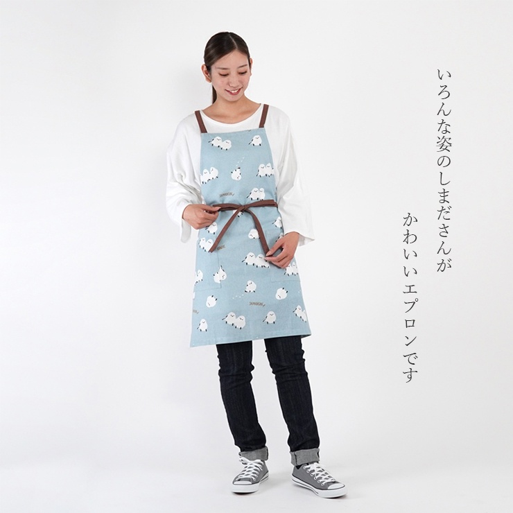 『美品』 ラルフローレン　ヒッコリーストライプエプロン 000000003704_dRrqMJV.jpg