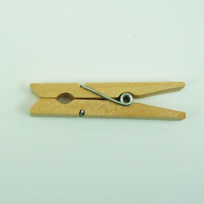 木製ピンチ【50個入り】【クリップ】寸法【約7mm（幅）×10mm（奥行