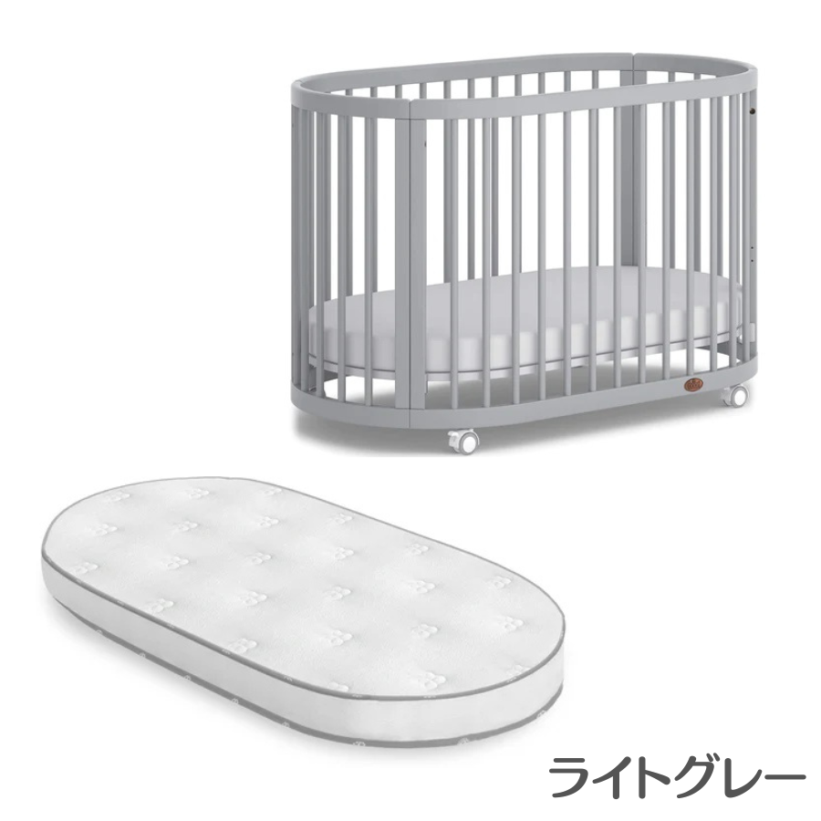 UBRAVOO 折りたたみ式ベビーベッド　グレー Ubravoo 折りたたみ式ベビーベッド グレー 【公式通販】