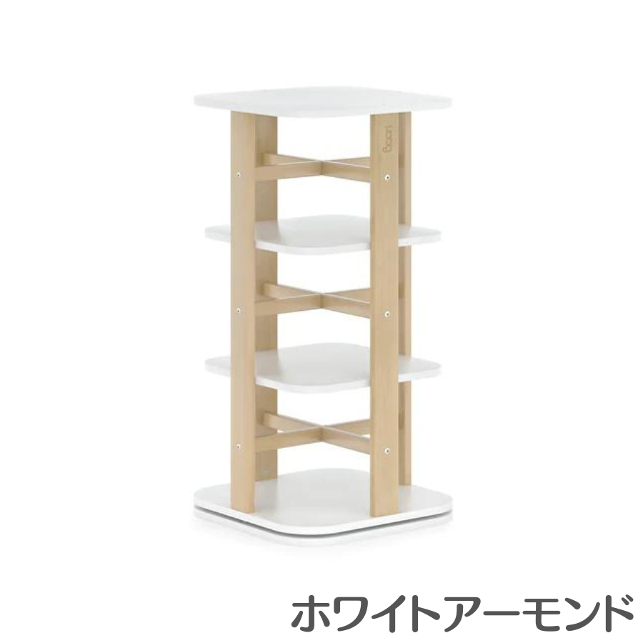 【特価 3300円 OFF】Boori 木製 回転式 本棚 3段 1年保証 ブックシェルフ子供部屋 絵本 図鑑 本収納 収納 片付け 子供 子ども キッズ 組立簡単 ブーリ BK-TIRB |  | 01