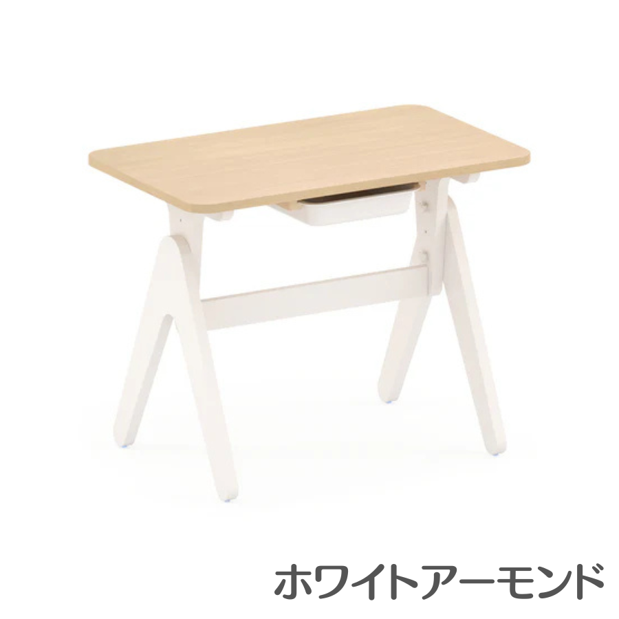 【特価3090円OFF】Boori ティディ 木製 キッズテーブル【 幅80cm×奥行48cm×高さ3段階 50cm 55cm 60cm 】1年保証 子供用テーブル スライドトレイ付属 BK-TILT |  | 01