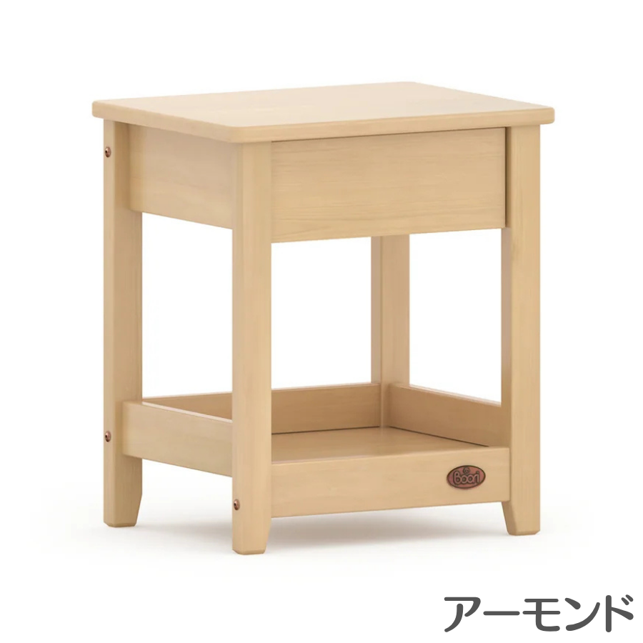 Boori 直線型 木製 ベッドサイド テーブル 収納引出し付属 2年保証 コンパクト テーブル 収納棚 ミニ本棚 テーブル スリム 小物収納 子供部屋 ブーリ BK-LIBT |  | 01